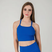 Incanto Ribbed Tank - Cobalt Blue